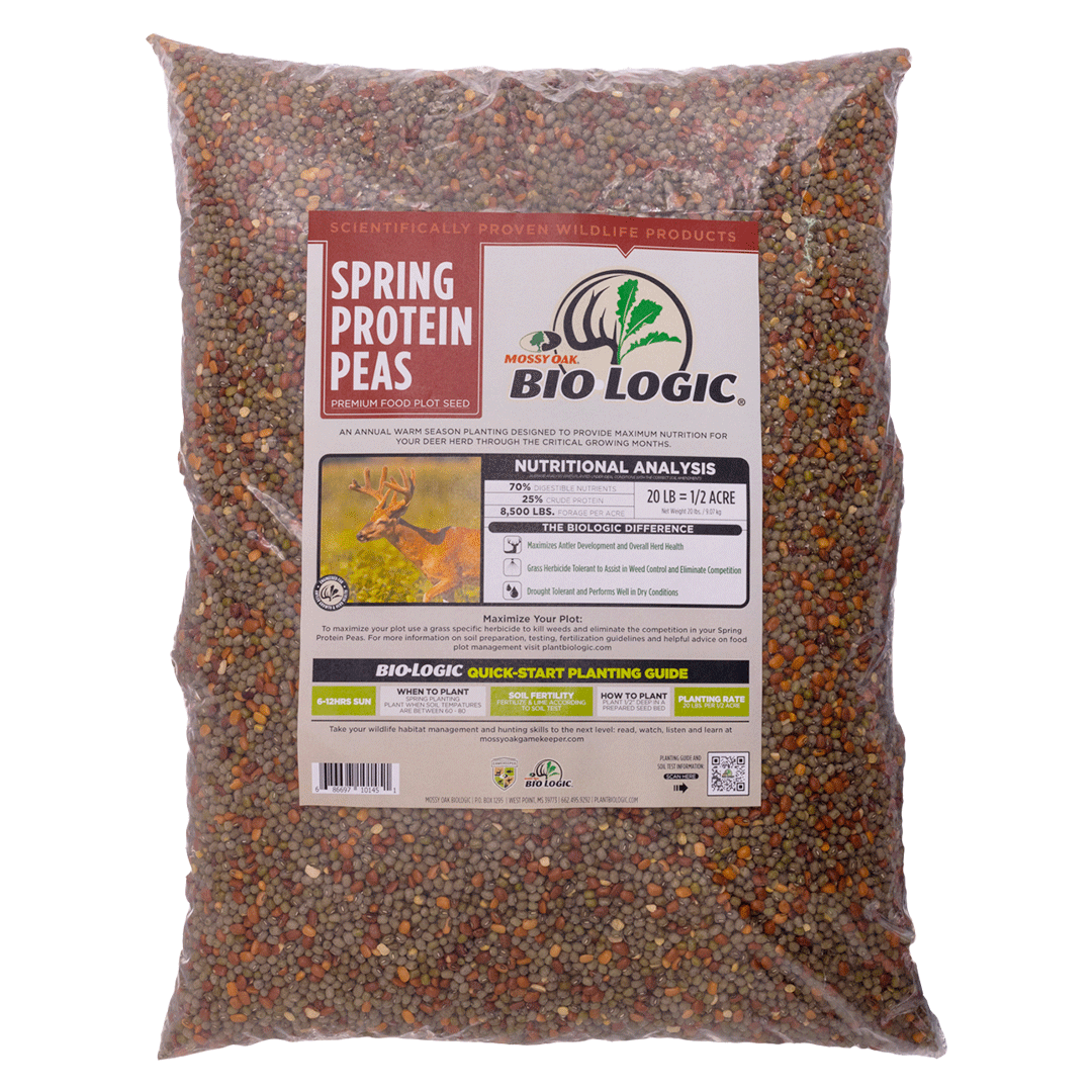 food plot seed for spring planting Biologic Spring Protein Peas Food Plot Seed